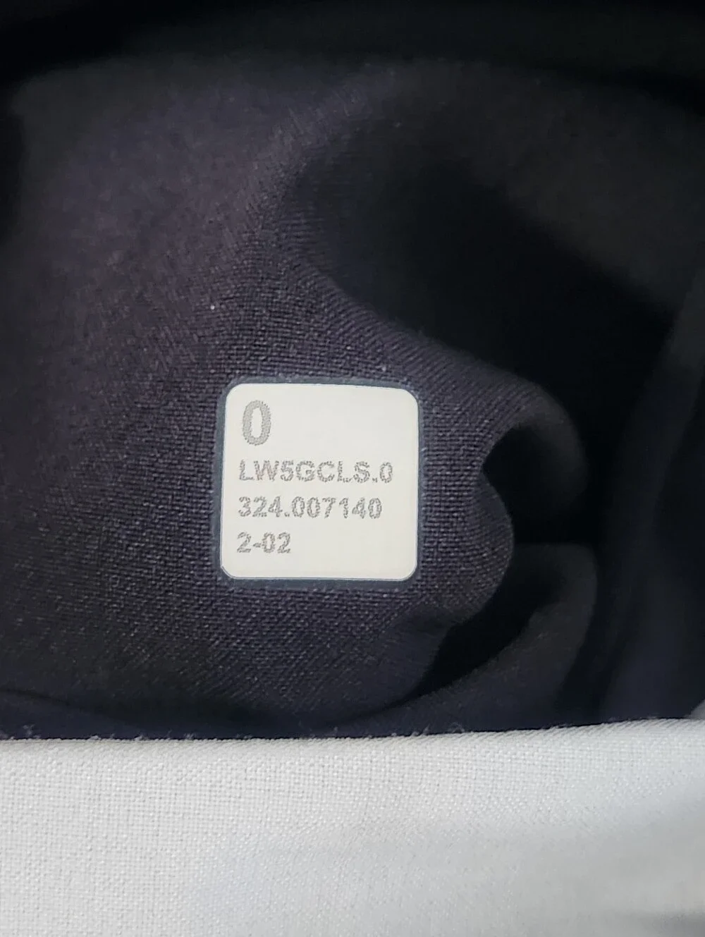 lululemon Adapted State High-Rise Jogger: Colourblock Black White Sz 0